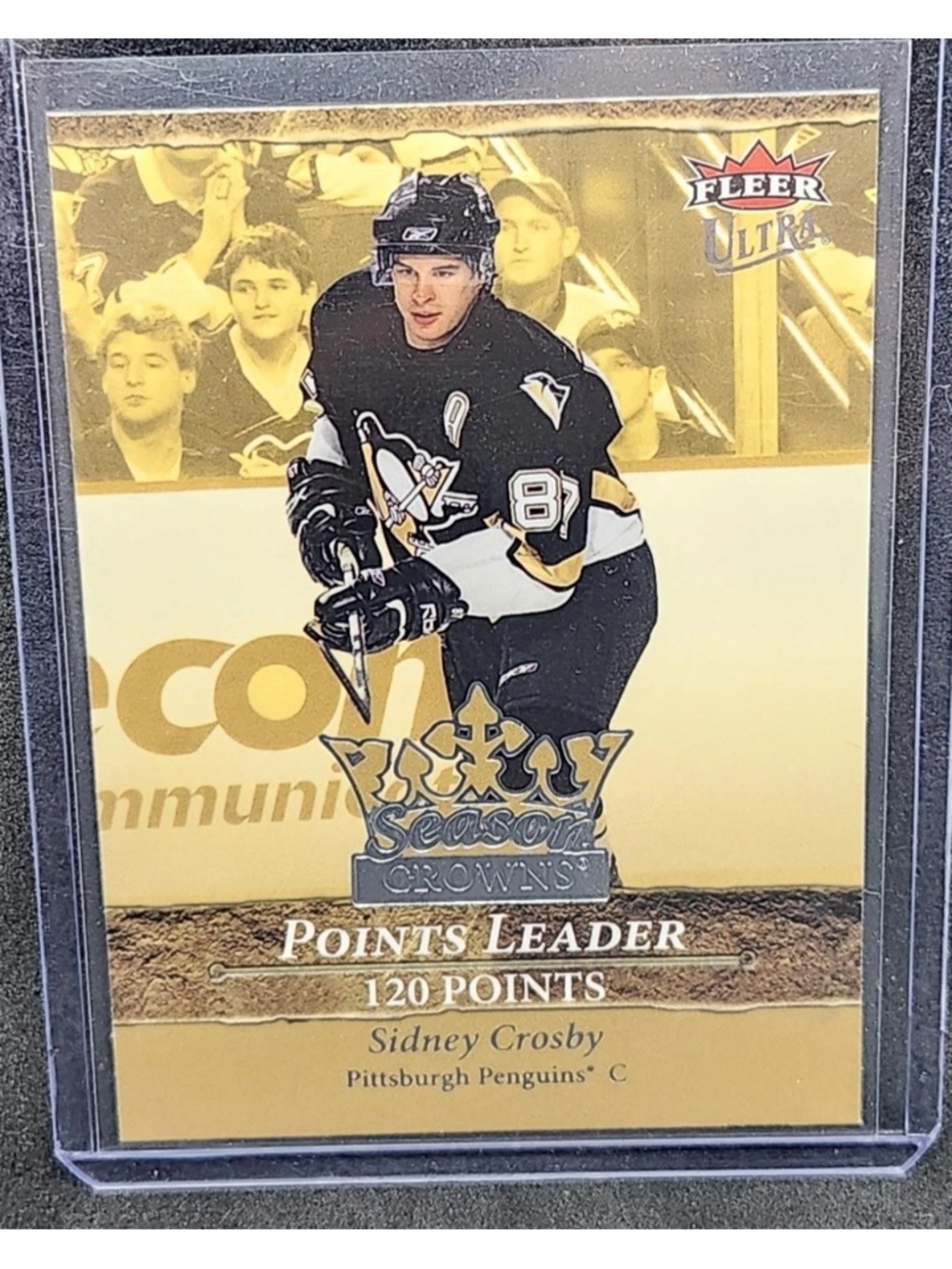Sidney Crosby 2007/08 Fleer Ultra Pittsburgh Penguins Hockey Card